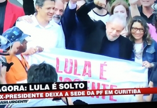 Após decisão da justiça, Lula está livre
