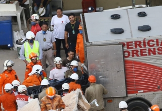 Bombeiros confirmam 4ª morte no desabamento do prédio em Fortaleza