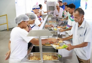 Cozinhas Comunitárias e Restaurante Popular estão em recesso e retornam dia 6 de janeiro