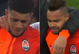 Jogadores brasileiros deixam campo chorando após ato de racismo na Ucrânia