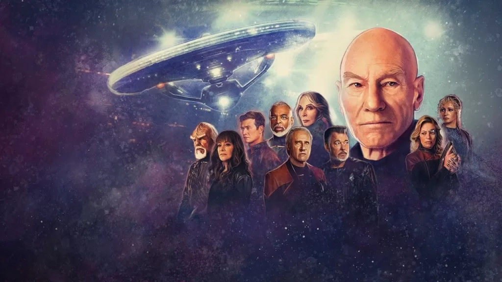 Patrick Stewart como o almirante Jean-Luc Picard em imagem de divulgação da série Star Trek: Picard
